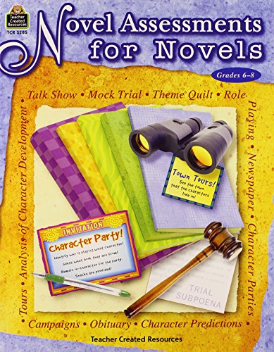 Beispielbild fr Novel Assessments for Novels zum Verkauf von Half Price Books Inc.