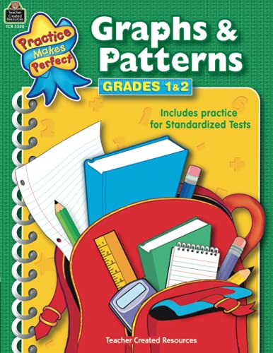 9780743933209: Graphs & Patterns Grades 1-2 (Practice Makes Perfect)