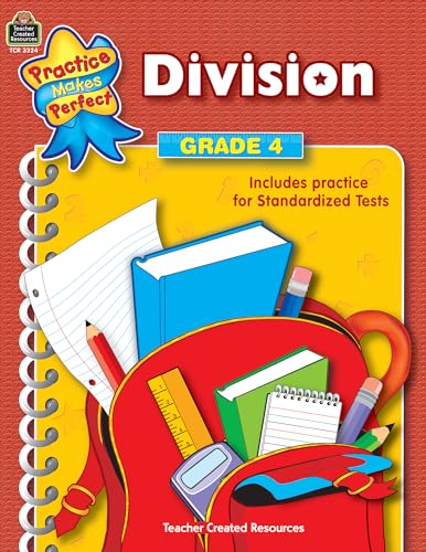 Imagen de archivo de Division Grade 4: Grade 4 (Practice Makes Perfect (Teacher Created Materials)) a la venta por SecondSale