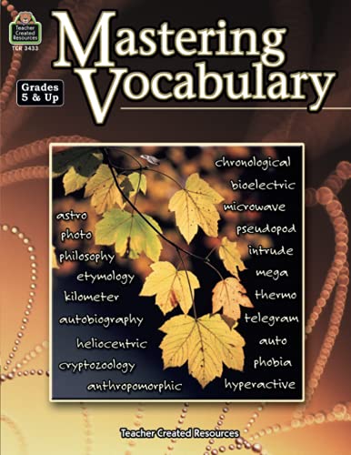 Beispielbild fr Mastering Vocabulary: Grades 5 & Up zum Verkauf von BooksRun
