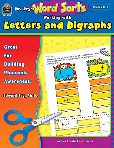 Imagen de archivo de Dr. Fry's Word Sorts: Working with Letters and Digraphs a la venta por Your Online Bookstore