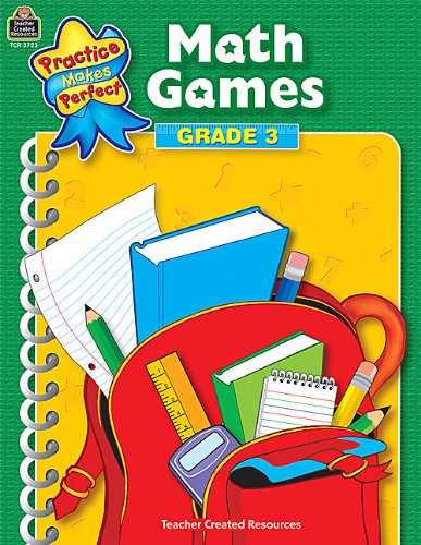 Beispielbild fr Math Games, Grade 3 (Practice Makes Perfect) zum Verkauf von HPB Inc.