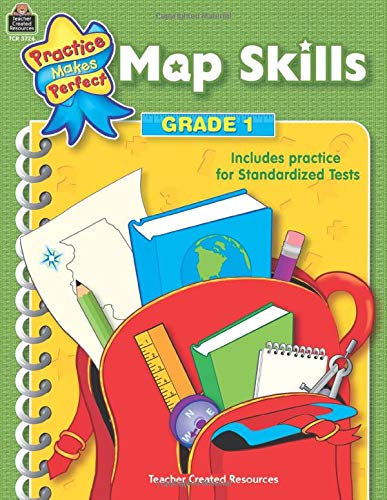 Beispielbild fr Map Skills Grade 1: Grade 1 (Practice Makes Perfect) zum Verkauf von Your Online Bookstore