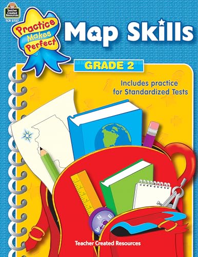 Imagen de archivo de Map Skills Grade 2: Grade 2 (Practice Makes Perfect (Teacher Created Materials)) a la venta por Gulf Coast Books