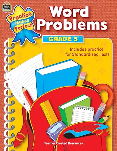 Stock image for Word Problems Grade 5 (Practice Makes Perfect (Teacher Created Materials)) for sale by SecondSale