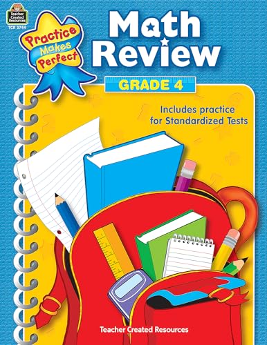 Beispielbild fr Math Review Grade 4: Math Review Grade 4 (Practice Makes Perfect (Teacher Created Materials)) zum Verkauf von Once Upon A Time Books
