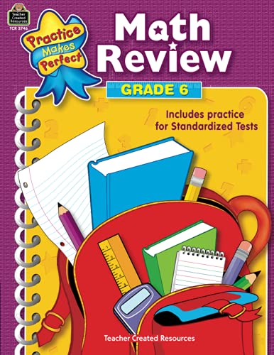 Beispielbild fr Math Review Grade 6: Grade 6 (Practice Makes Perfect) zum Verkauf von SecondSale