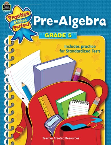 Stock image for Pre-Algebra Grade 5: Pre-algebra Grade 5 for sale by Wonder Book