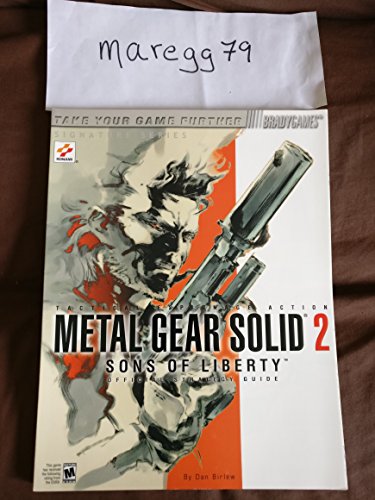 Imagen de archivo de Metal Gear Solid 2: Sons of Liberty Official Strategy Guide a la venta por Red's Corner LLC