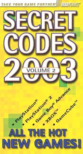 Secret Codes 2003 (9780744002690) by BradyGames