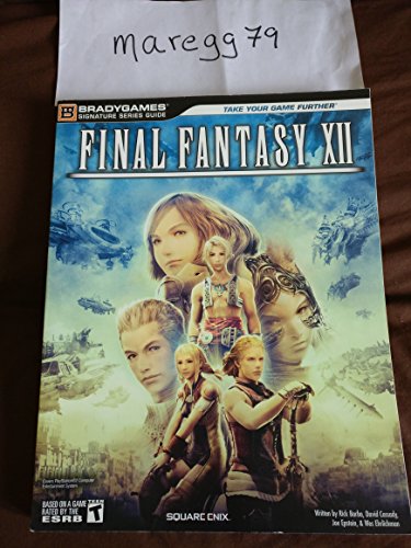 Stock image for Final Fantasy XII; [official strategy guide] for sale by BIBLIOPE by Calvello Books