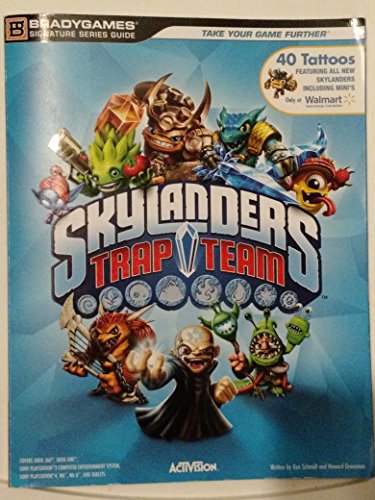 Imagen de archivo de Skylanders Trap Team Signature Series Guide with 40 Tattoos by Brady Games a la venta por Wonder Book