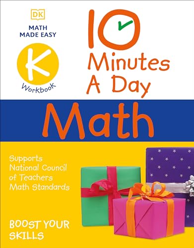 9780744031362: 10 Minutes a Day Math Kindergarten: Helps develop strong math habits (DK 10-Minutes a Day)