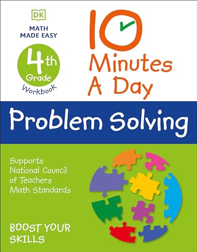 9780744031447: 10 Minutes a Day Problem Solving, 4th Grade
