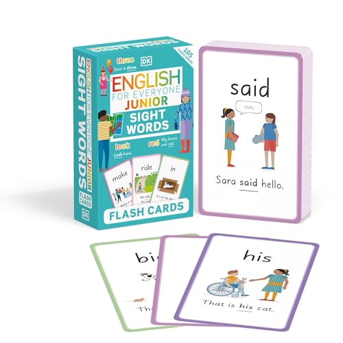 

English for Everyone Junior Sight Words Flash Cards (DK English for Everyone Junior)