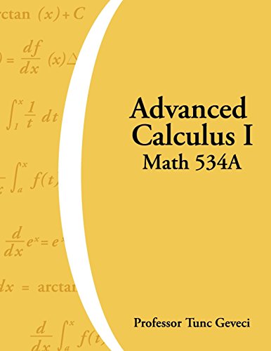9780744252835: Advanced Calculus I