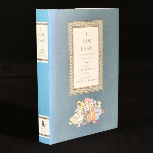 Imagen de archivo de I Saw Esau: The Schoolchild's Pocket Book a la venta por Versandantiquariat Felix Mcke