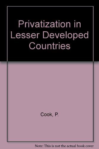 Stock image for Privatization in Lesser Developed Countries for sale by Zubal-Books, Since 1961