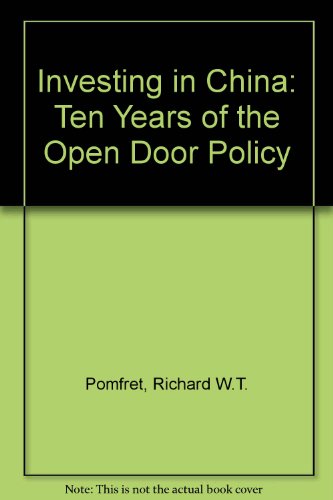 Beispielbild fr Investing in China: Ten Years of the Open Door Policy zum Verkauf von HALCYON BOOKS