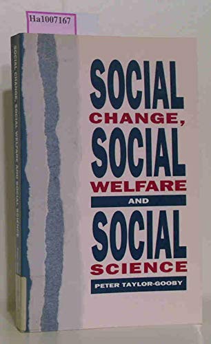 Imagen de archivo de Social Change, Social Welfare and Social Science a la venta por WorldofBooks