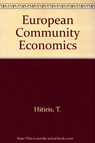 Imagen de archivo de European Community Economics a la venta por Better World Books Ltd