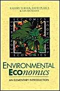 Beispielbild fr Environmental Economics: An Elementary Introduction zum Verkauf von AwesomeBooks