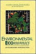 Imagen de archivo de Environmental Economics: An Elementary Introduction a la venta por AwesomeBooks