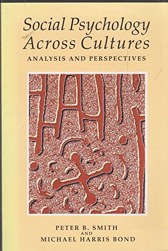 9780745011714: Social Psychology Across Cultures: Analysis and Perspectives
