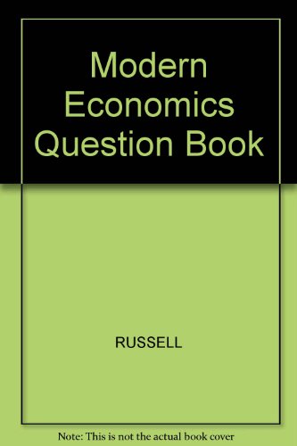 Modern Economics: Question Book (9780745012452) by Russell