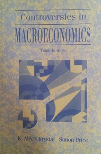 Beispielbild fr Controversies in Macroeconomics zum Verkauf von Better World Books
