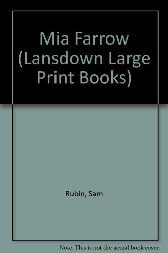 Stock image for Mia Farrow (Lansdown Large Print Books) for sale by MusicMagpie