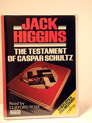 The Testament of Caspar Schultz (9780745160191) by Higgins, Jack