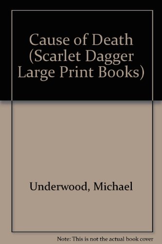 Cause of Death/Large Print (9780745164458) by Underwood