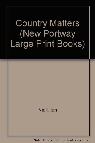 9780745170312: Country Matters (New Portway Large Print Books)