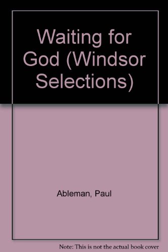 9780745178059: "Waiting for God" (Windsor Selections S.)