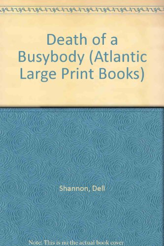 Beispielbild fr Death of a Busybody zum Verkauf von ThriftBooks-Atlanta