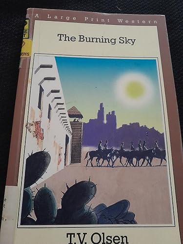 9780745188614: The Burning Sky (Large Print Western)