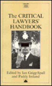 Beispielbild fr The Critical Lawyers' Handbook (Legal studies & critical supplements) zum Verkauf von WorldofBooks