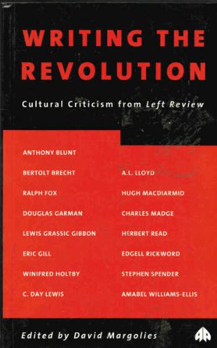 Stock image for Writing the Revolution: Cultural Criticism from Left Review for sale by Better World Books