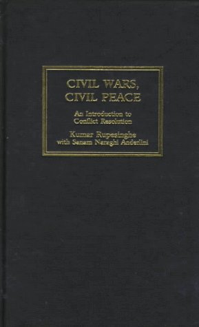 9780745312422: Civil Wars, Civil Peace: An Introduction to Conflict Resolution