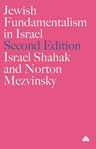 9780745320908: Jewish Fundamentalism in Israel (Pluto Middle Eastern Studies S)