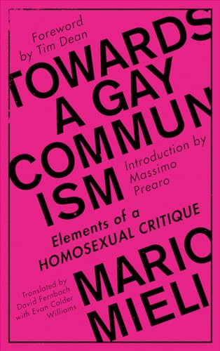 Imagen de archivo de Towards a Gay Communism: Elements of a Homosexual Critique a la venta por Midtown Scholar Bookstore