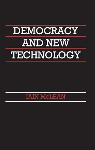 Beispielbild fr Democracy and New Technology zum Verkauf von Blackwell's