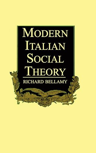 Beispielbild fr Modern Italian Social Theory zum Verkauf von Blackwell's