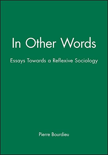 Imagen de archivo de In Other Words : Essays Towards a Reflexive Sociology a la venta por Better World Books Ltd