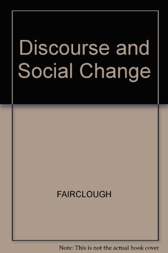 Stock image for Discourse and Social Change for sale by Asano Bookshop
