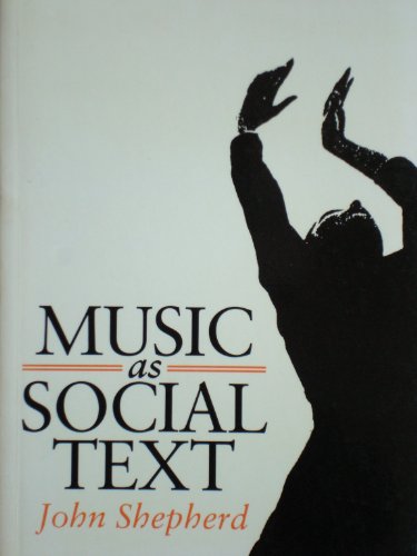 Beispielbild fr Music as Social Text zum Verkauf von WorldofBooks