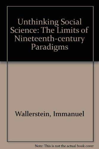 Unthinking Social Science (9780745609119) by Wallerstein, Immanuel