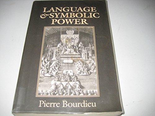 Stock image for Language and Symbolic Power for sale by Richard J Barbrick