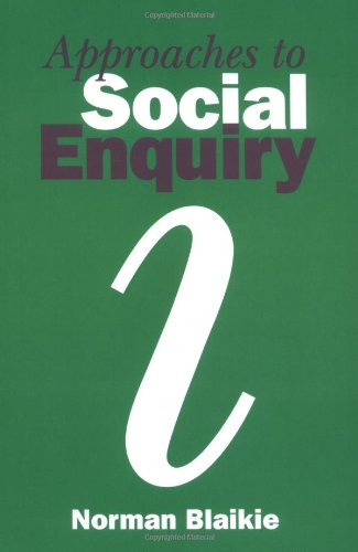 Beispielbild fr Approaches to Social Enquiry zum Verkauf von Bookmonger.Ltd
